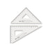 GAKUNO　15〓アクリル三角定規 共栄プラスチック V-520　4963346115059（10セット）