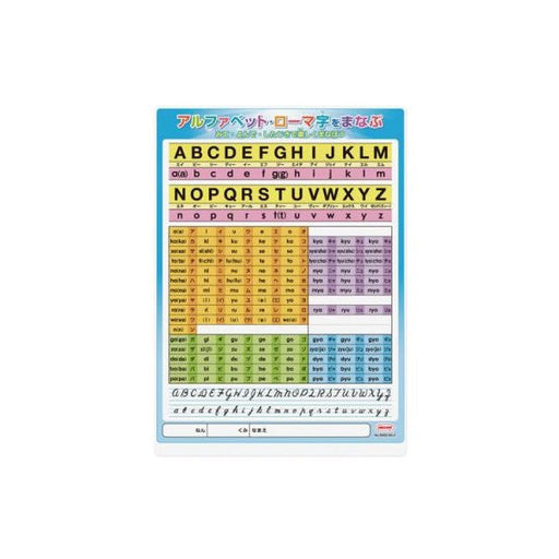 Abjad BARU Romaji Underlay Pembelajaran Underlay Siri B5 Saiz Kyoei Plastik 67-NO8300-B5-2 Kyoei Plastik 4963346116742 (10 set)