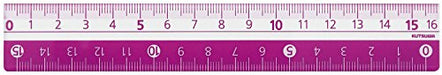 クツワ STAD カラー定規 16cm KB027PU パープル（10セット）