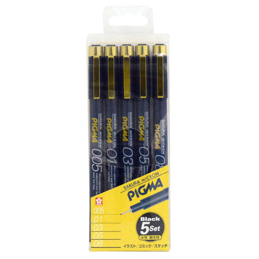 Sakura Pigma 5-delt sæt ESDK-5A (10 sæt)