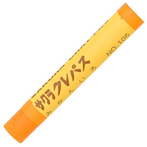 サクラクレパス クレパス太巻 LPバラ#105 みかんいろ（10セット）