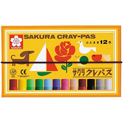 サクラクレパス クレパス太巻 12色 LP12R（10セット）