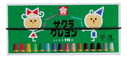 サクラクレパス クレヨン太巻 16色 LY16R（10セット）
