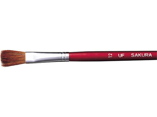 Pennello per pittura Sakura in crine di cavallo tipo piatto con asta in plastica UF#12 4901881122422 (10 set)