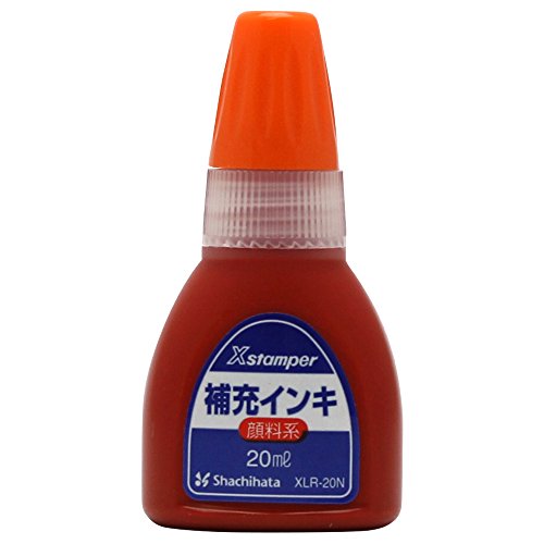 Inchiostro pigmentato Shachihata X Stamper XLR-20N-OR 20 ml Vermiglio (10 set)