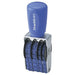 Shachihata Rotating Rubber Stamp Tarikh Eropah No. 1 Gothic (10 Set)