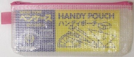 Hapira Mesh Type Handy Pouch Pen etui Pink HP307-P 90 x 205 (10 sæt)