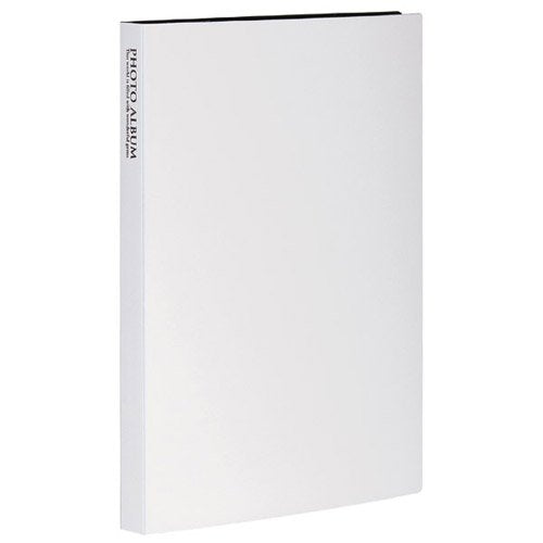 SEKISEI Album, Taschen-Fotoalbum, hochtransparent, KG-Größe, 80 Blatt, für Postkarten 51–100 Blatt, weiß KP-80P (10er-Set)
