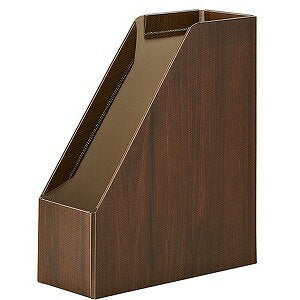セキセイ SEKISEI WDS-8650-45 WOODS STYLE ボックスファイル A4 タテ ダークブラウン セキセイ 4974214179608（10セット）