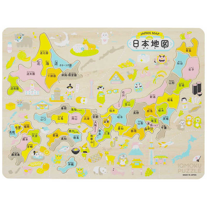 デビカ モクセイチイクパズルニホンチズ 113012　4904901280126