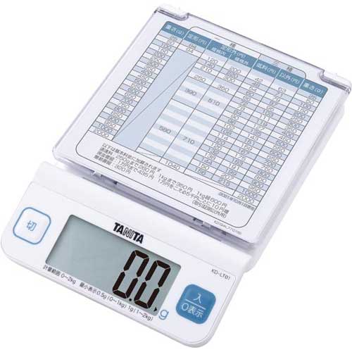 タニタ デジタルレタースケール KD-LT01-WH 4904785713970