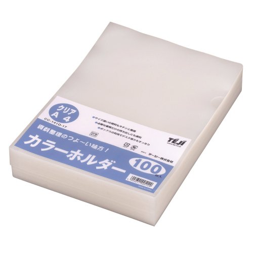 TeeG Farbhalter A4 100P klar CC-141D (10 Sets)
