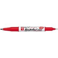 Teranishi Chemical Oil Marker Majester Slim Red (10 Sets)