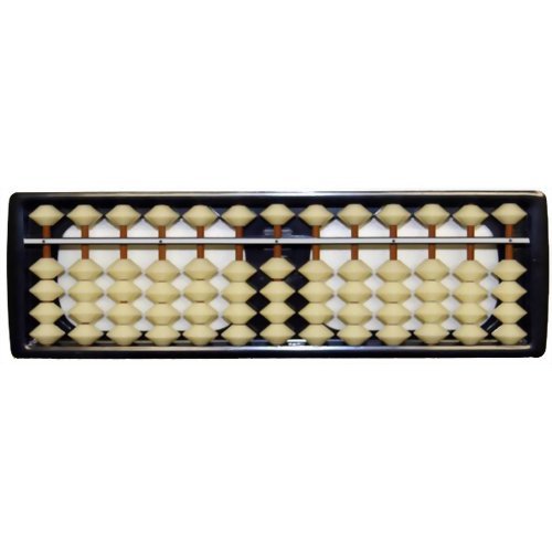 13 digit plastic abacus white ball (10 sets)