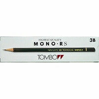 トンボ鉛筆 鉛筆 モノRS 3B MONO-RS3B 1ダース 紙箱（10セット）