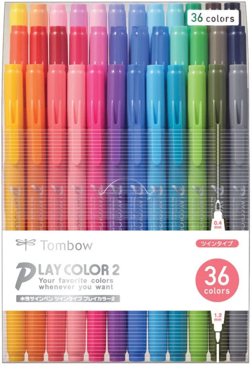 Tombow Play Color 2 36 farver GCB-013 Tombow Pencil 4901991057867 (10 sæt)