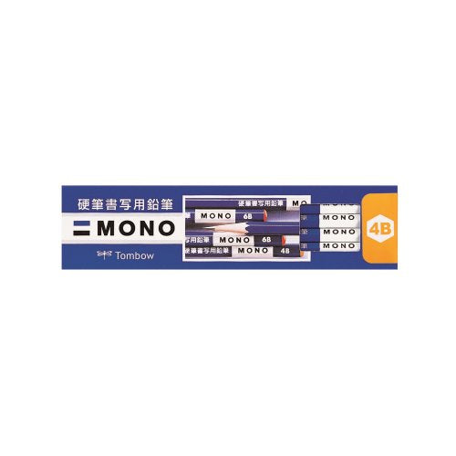 トンボ鉛筆 鉛筆 MONO 硬筆書写用 4B KM-KKS4B 1ダース（10セット）