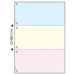 HISAGO Multi-imprimante forme A4 couleur 3 faces 6 trous BP2013Z Hisago 4902668555587 (10 jeux)