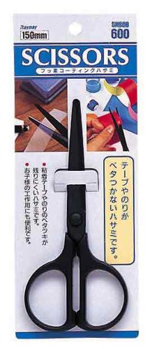 フッソコートハサミ　ブラック レイメイ藤井 4902562360065（10セット）