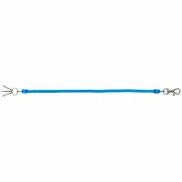 コイルキーチェーン　１００ｃｍ　ブルー レイメイ藤井 4902562353142（10セット）