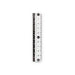 Reimei Régua preta e branca fácil de ler 10cm APJ128W Reimei Fujii 4902562355016 (10 conjuntos)