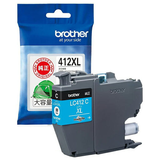 Brother-inktcartridge (cyaan/grote capaciteit LC412XLC 4977766816021