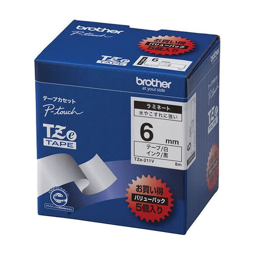 Brother Laminierband TZE-211V Brother Industries 4977766701822 (10 Sets)