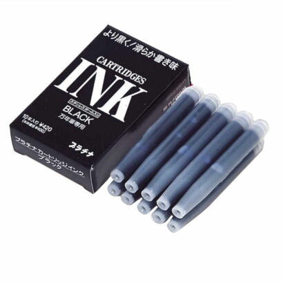Platinum Reserve Ink SPSQ-400 Black Platinum Manten Pen 4977114406447 (10 sæt)