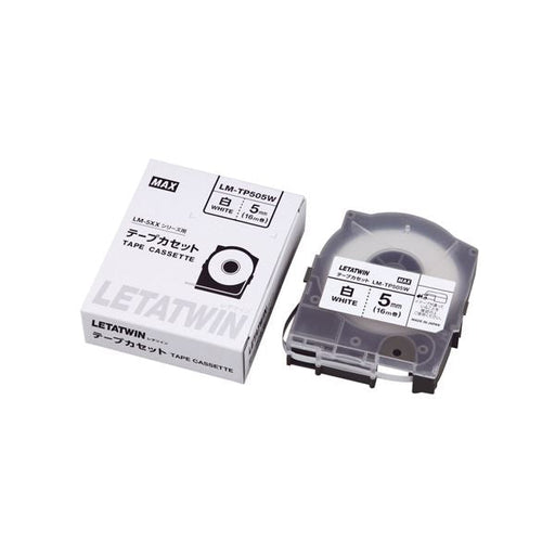 MAX Letter Twin tape cassette LM-TP505W Max LM-TP505W (10 sets)