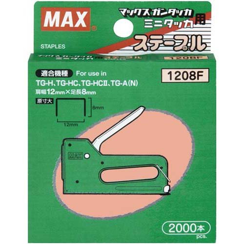MAX Hobby Stapler Staple 1208F Max 4902870500375 (10 set)
