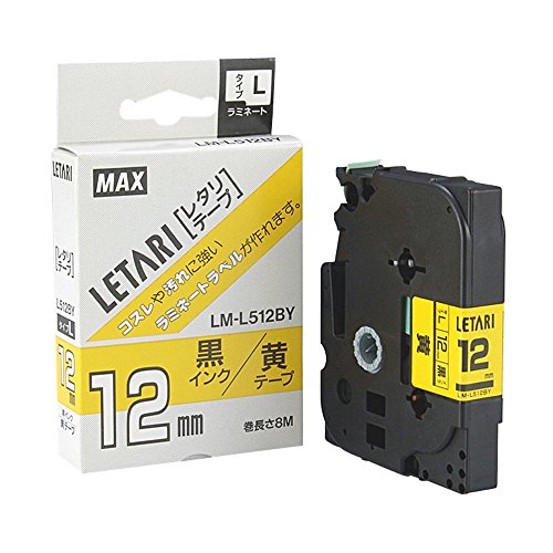 MAX Bepop Mini Tape LM-L512BY 12mm Max 4902870052942 (10 sets)