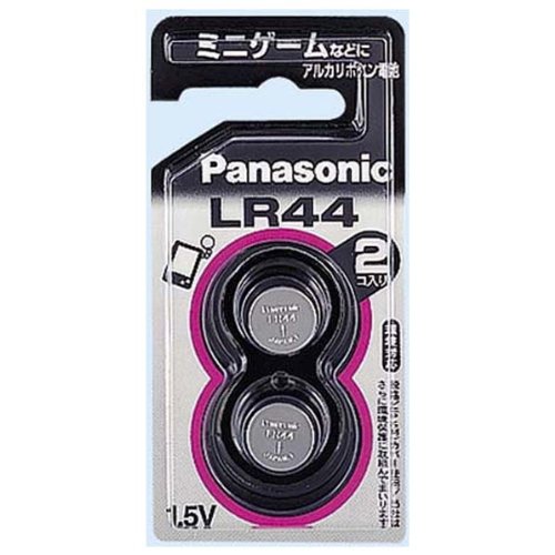 Panasonic アルカリボタン電池 LR44/2P パナソニック 4984824160972（10セット）