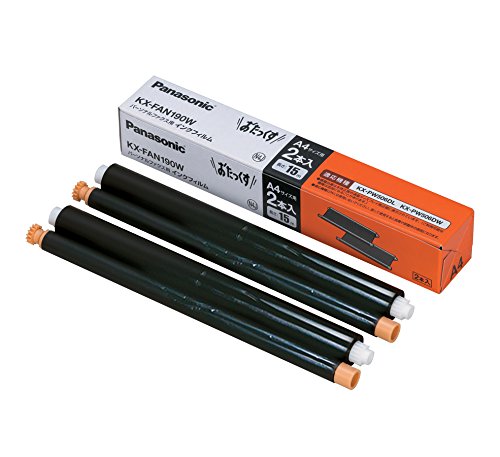Panasonic Personal Fax Normalpapier Fax-Tintenfolie KX-FAN190W (2 Stück) Panasonic 4984824752245 (10 Sets)