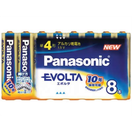 Bateri alkali Panasonic Evolta AAA LR03EJ/8SW (8 keping) Panasonic 4984824811461 (10 set)