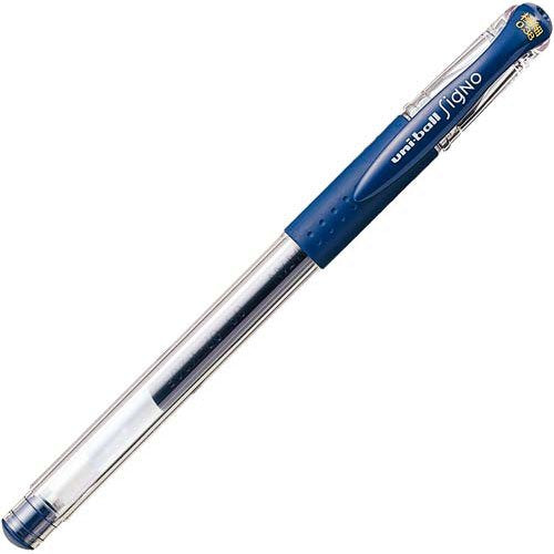 uni ゲルインクボールペン シグノ 極細 ブルーブラック 三菱鉛筆 4902778561324（10セット）
