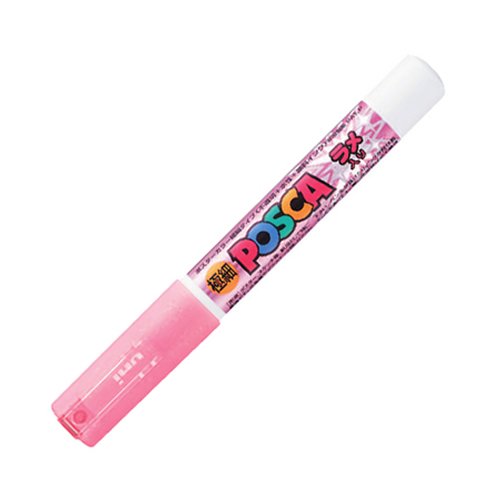 uni Posca Glitter Extra Fijn Roze PC1ML-13 Mitsubishi Potlood 4902778719343 (10 sets)