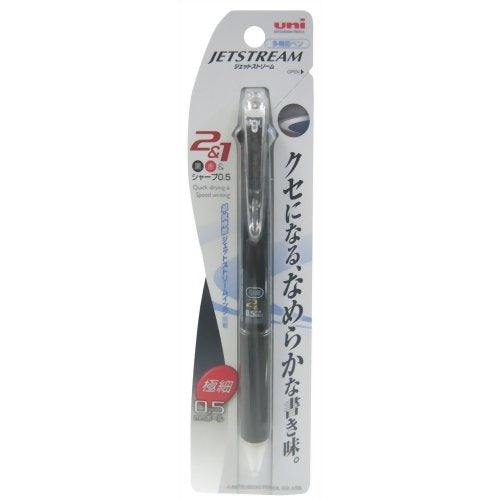 Uni Stylo multifonction Jetstream 0,5 Noir Rouge Sharp 0,5 (1 pièce) Mitsubishi Pencil 4902778092149 (10 jeux)