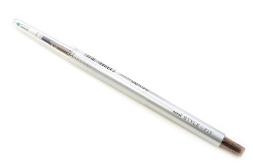 uni ゲルインクボールペンノック式 スタイルフィット 0.28 ブラウンブラック 三菱鉛筆 4902778092453（10セット）