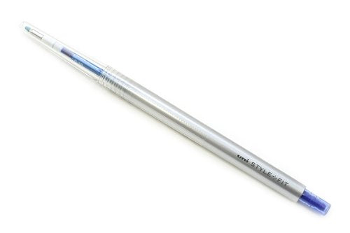 uni ゲルインクボールペンノック式 スタイルフィット 0.38 ブルー 三菱鉛筆 4902778092637（10セット）