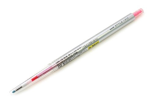 uni ゲルインクボールペンノック式 スタイルフィット 0.38 ローズピンク 三菱鉛筆 4902778092675（10セット）