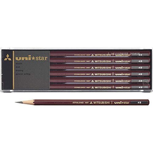 Crayon uni star 4B (12 pièces) Crayon Mitsubishi 4902778001769 (10 jeux)