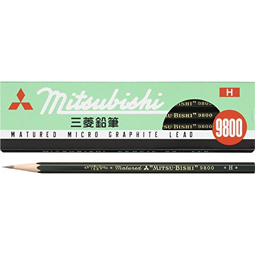 Mitsubishi Pencil 9800 H (12 piezas) Mitsubishi Pencil 4902778002605 (10 juegos)