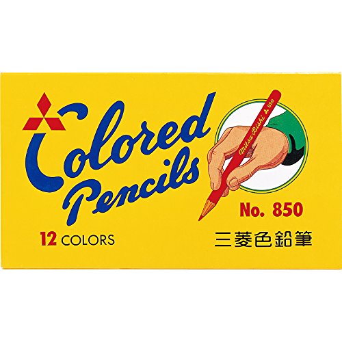 三菱色鉛筆 850 12色(12本入) 三菱鉛筆 4902778007198（10セット）