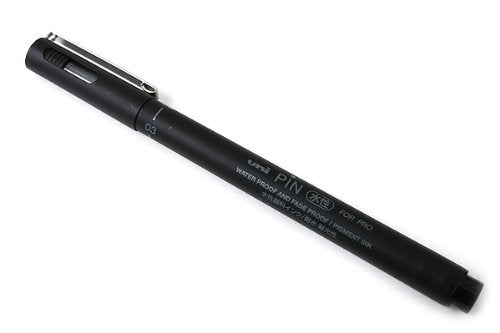 Mitsubishi Pencil pennarello a base acqua pin-103 nero ascella 4902778320655 (10 set)