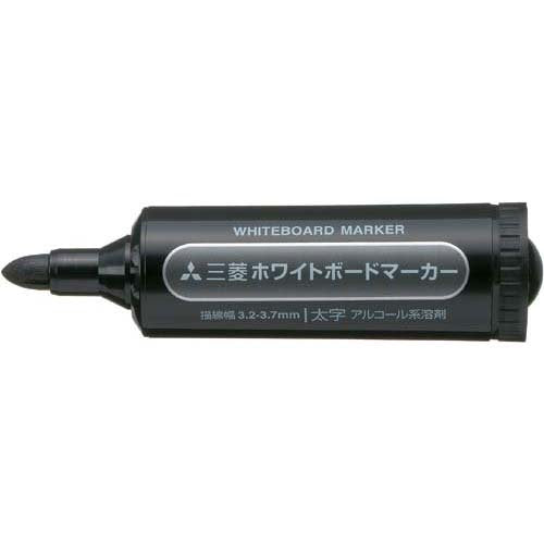 Whiteboard-Marker PWB 24 dicker schwarzer Mitsubishi-Stift 4902778974377 (10 Sets)