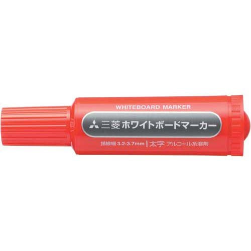 Whiteboard-Marker PWB 15 dick rot Mitsubishi Bleistift 4902778974384 (10 Sets)