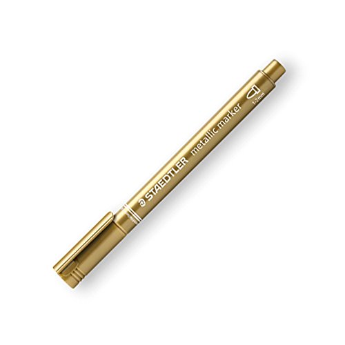 メタリックマーカーペン ゴールド    staedtler ステッドラー   4007817832004（10セット）