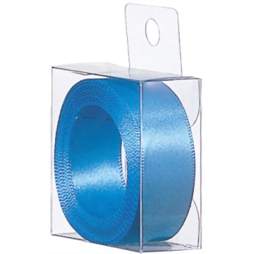 包むファクトリー カットサテン ブルー 18mm*3m巻(1巻入) 包む 4512427595602（10セット）
