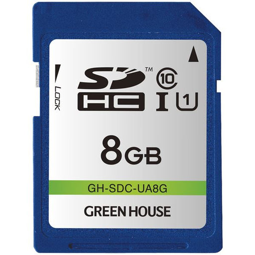 グリーンハウス ＳＤＸＣカードＵＨＳ－ＩＵ１クラス１０８ GH-SDC-UA8G 4511677128301