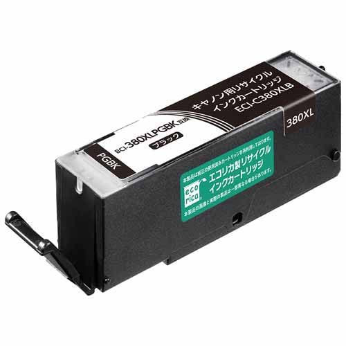 Ecorica genbrugsblæk sort ECI-C380XLB 4562451404814